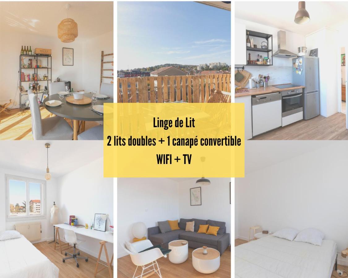 Cabana & Grand Appartement Cosy - Parking & Balcon Villefranche-sur-Saône Eksteriør bilde